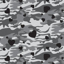 Printed Spandex Camo Hearts Fabric