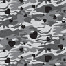 Printed Spandex Camo Hearts Fabric