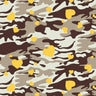 Printed Spandex Camo Hearts Fabric