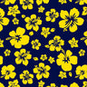 Printed Spandex Hibiscus Tropical Floral Stretch Fabric