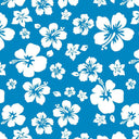 Printed Spandex Hibiscus Tropical Floral Stretch Fabric