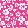 Printed Spandex Hibiscus Tropical Floral Stretch Fabric