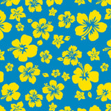 Printed Spandex Hibiscus Tropical Floral Stretch Fabric