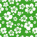 Printed Spandex Hibiscus Tropical Floral Stretch Fabric