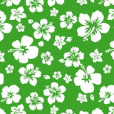 Printed Spandex Hibiscus Tropical Floral Stretch Fabric