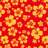 Printed Spandex Hibiscus Tropical Floral Stretch Fabric