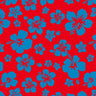 Printed Spandex Hibiscus Tropical Floral Stretch Fabric