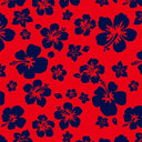 Printed Spandex Hibiscus Tropical Floral Stretch Fabric