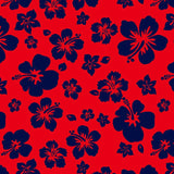Printed Spandex Hibiscus Tropical Floral Stretch Fabric