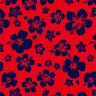 Printed Spandex Hibiscus Tropical Floral Stretch Fabric