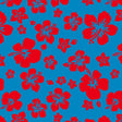 Printed Spandex Hibiscus Tropical Floral Stretch Fabric
