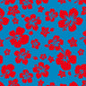 Printed Spandex Hibiscus Tropical Floral Stretch Fabric