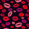 Printed Spandex Lips Pattern Fabric