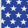 Printed Spandex Star Fabric Navy