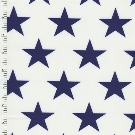 Printed Spandex Star Fabric