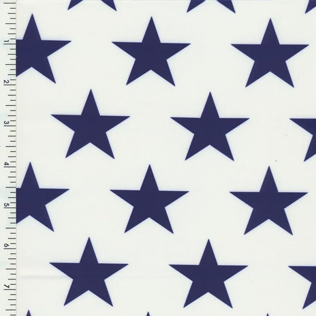 Printed Spandex Star Fabric