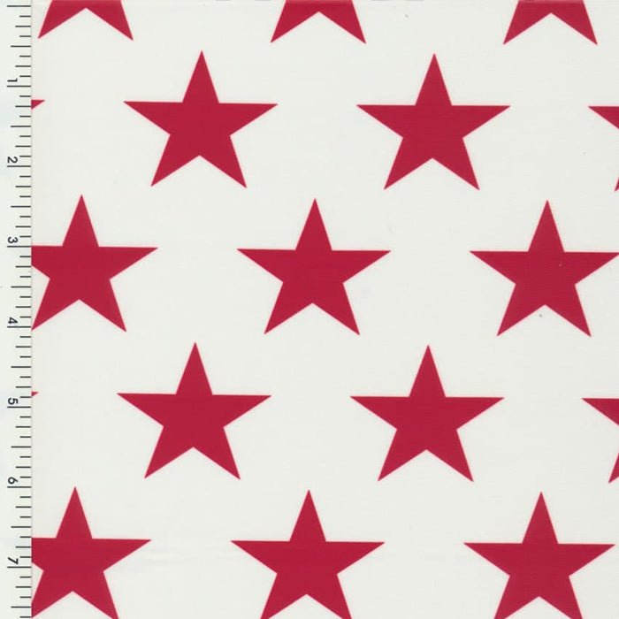 Printed Spandex Star Fabric