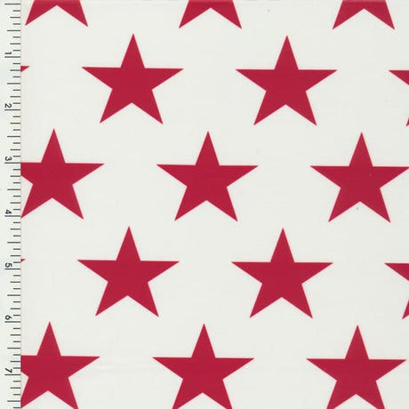 Printed Spandex Star Fabric