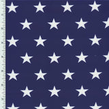 Printed Spandex Star Fabric