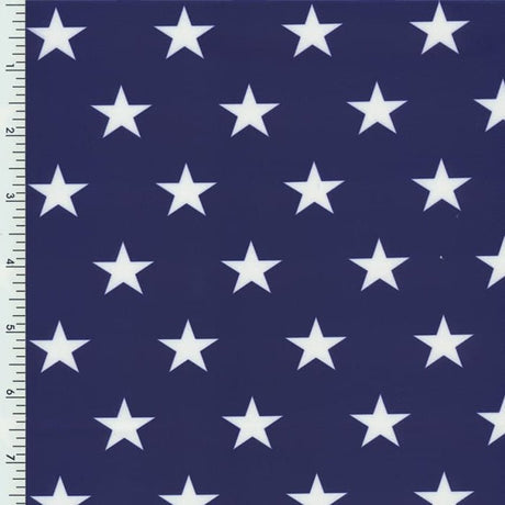 Printed Spandex Star Fabric