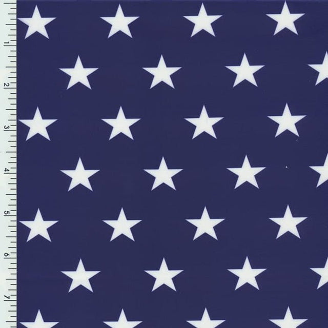 Printed Spandex Star Fabric