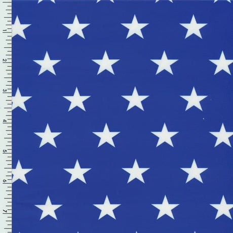 Printed Spandex Star Fabric