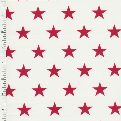 Star Printed Spandex Fabric