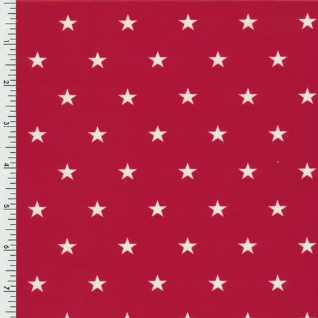 Star Printed Spandex Fabric