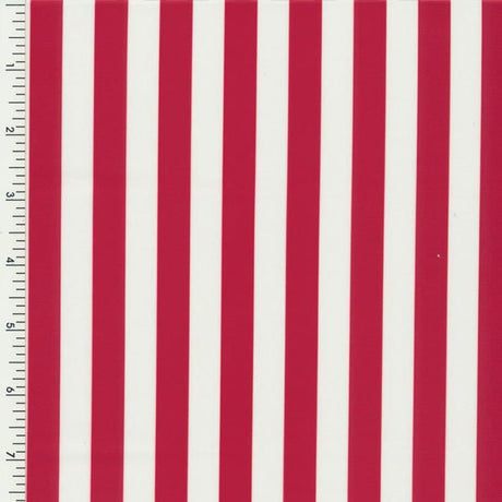 Printed Spandex Half-Inch Stripe Fabric