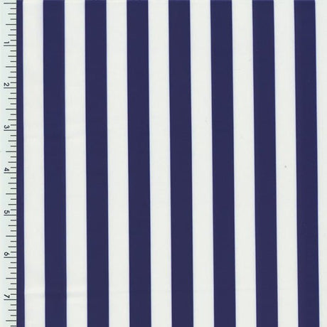 Printed Spandex Half-Inch Stripe Fabric
