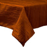 Rectangular Light Weight Accordion Design Crushed Taffeta Fabric - Accordion Design, Seamless Table Overlay, 58" X 72" (1 Piece)