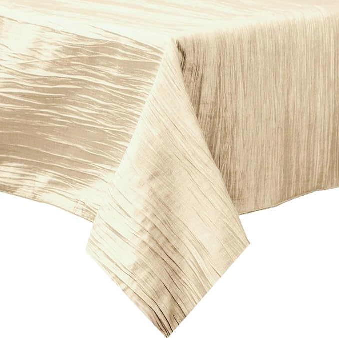 Square Accordion Crushed Taffeta Fabric - Accordion Crushed Taffeta, Seamless, 51" Width (1 Yard)