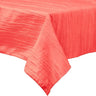 Rectangular Light Weight Accordion Design Crushed Taffeta Fabric - Accordion Design, Seamless Table Overlay, 58" X 90" (1 Piece)