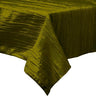 Rectangular Light Weight Accordion Design Crushed Taffeta Fabric - Accordion Design, Seamless Table Overlay, 58" X 72" (1 Piece)