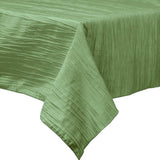 Rectangular Light Weight Accordion Design Crushed Taffeta Fabric - Accordion Design, Seamless Table Overlay, 58" X 72" (1 Piece)