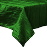 Rectangular Light Weight Accordion Design Crushed Taffeta Fabric - Accordion Design, Seamless Table Overlay, 58" X 72" (1 Piece)