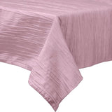 Rectangular Light Weight Accordion Design Crushed Taffeta Fabric - Accordion Design, Seamless Table Overlay, 58" X 72" (1 Piece)