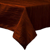 Rectangular Light Weight Accordion Design Crushed Taffeta Fabric - Accordion Design, Seamless Table Overlay, 58" X 72" (1 Piece)