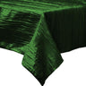 Rectangular Light Weight Accordion Design Crushed Taffeta Fabric - Seamless Table Overlay, 58" X 120", Color Options (1 Unit)