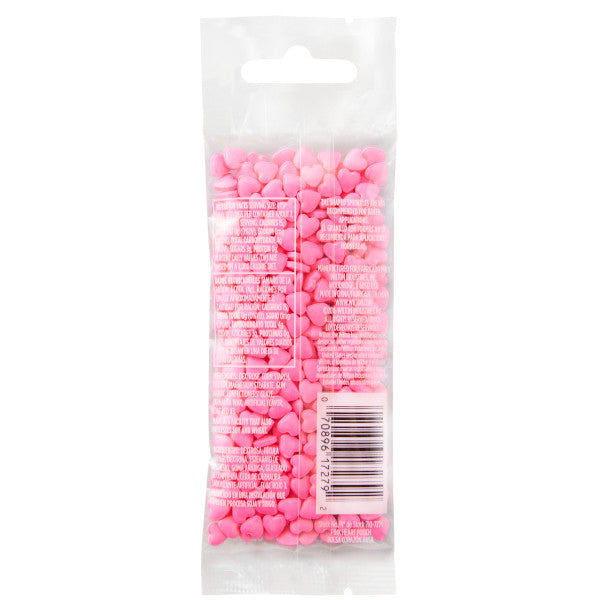 Wilton Pink Heart Sprinkles Pouch – 1.1 oz.