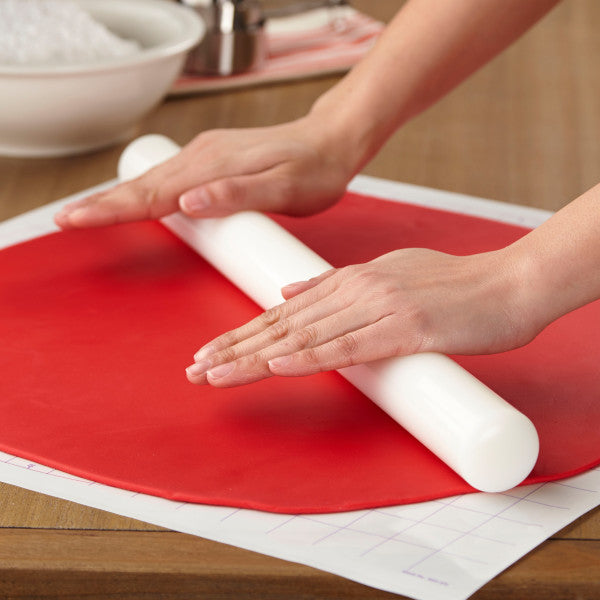 Wilton Large Fondant Roller with Guide Rings, 20-Inch