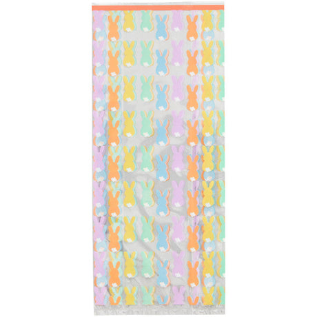 Wilton Colorful Easter Bunny Clear Resealable Spring Treat Bags, 20-Count