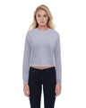 Ladies' Long-Sleeve Crop Boyfriend T-Shirt