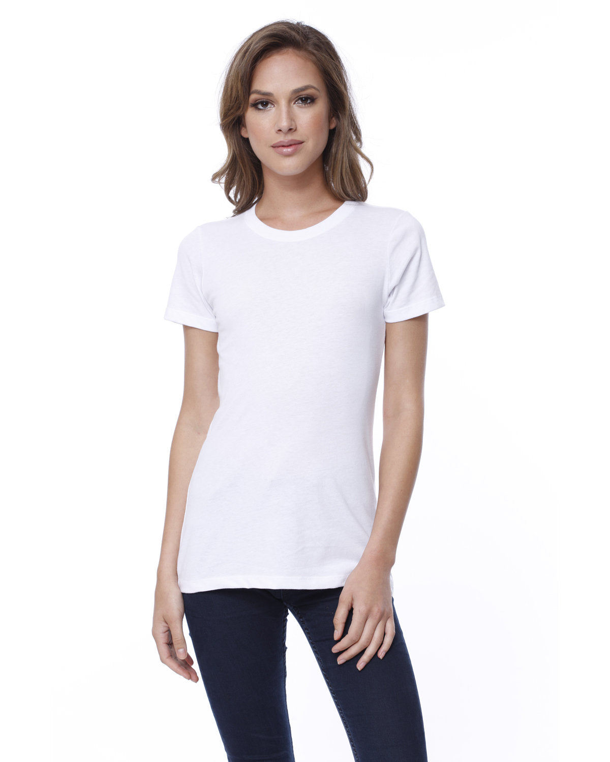 Ladies' CVC Crew Neck T-shirt