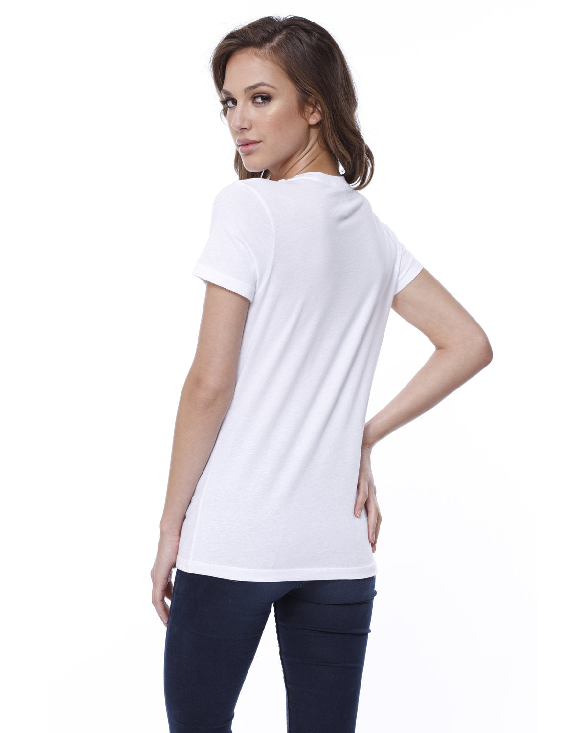 Ladies' CVC Crew Neck T-shirt