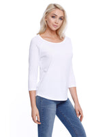 Ladies' CVC Long-Sleeve Raglan