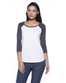 Ladies' CVC Long-Sleeve Raglan