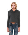 Ladies' CVC Cropped Hoodie T-Shirt