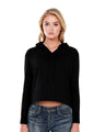 Ladies' CVC Cropped Hoodie T-Shirt