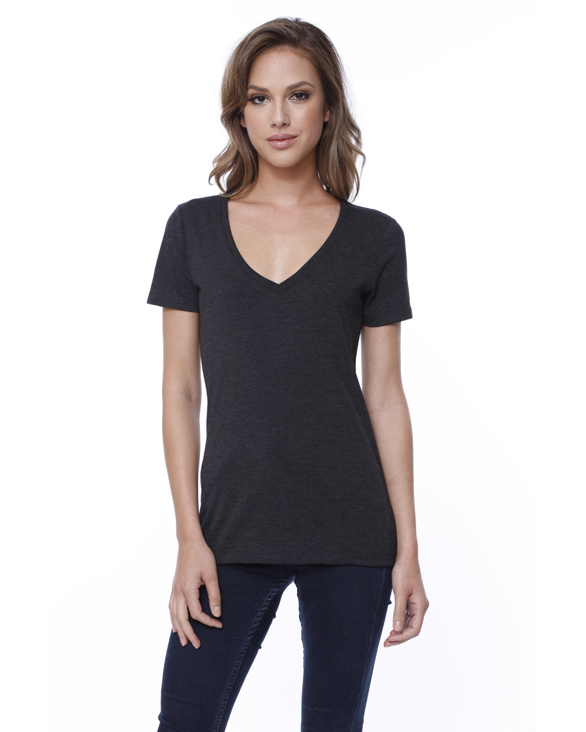 Ladies' Triblend V-Neck T-Shirt